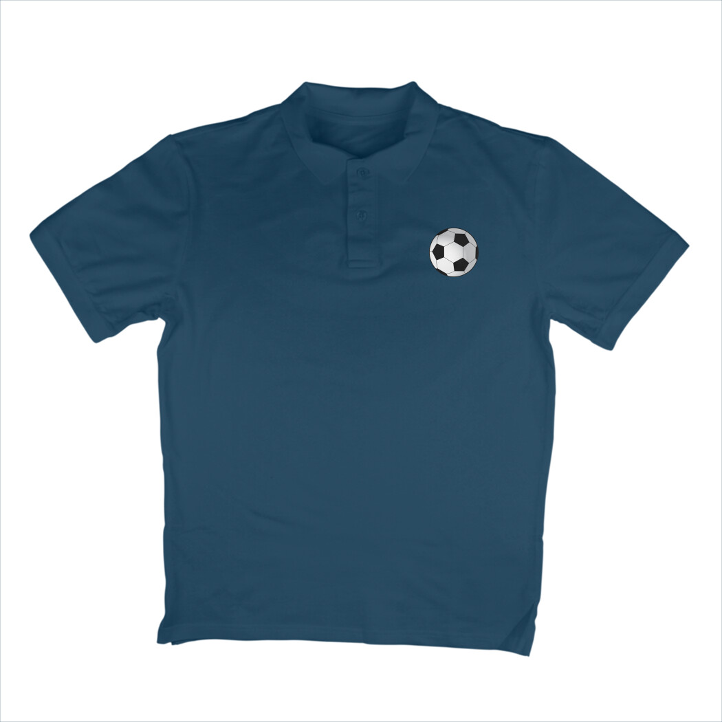 Men's Football Fan Polo Shirt | Minimal Sports Design - Image 3